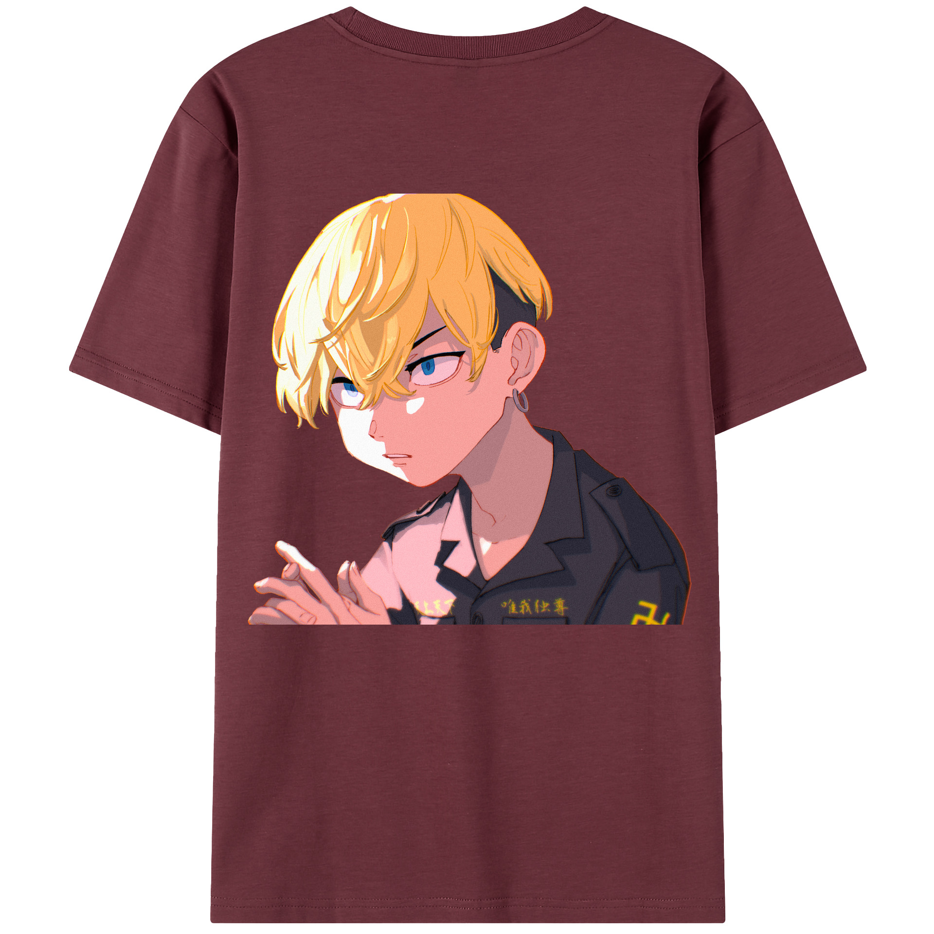 （画像用） 東京リベンジャーズ Tokyo Revengers 綿100％半袖Tシャツ（背面プリント）